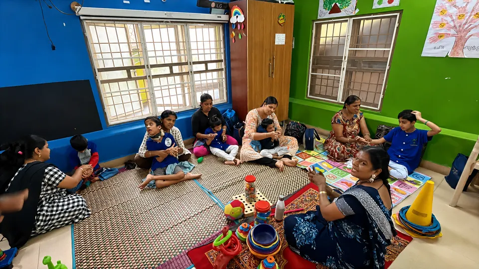 The Vruksh school community together
