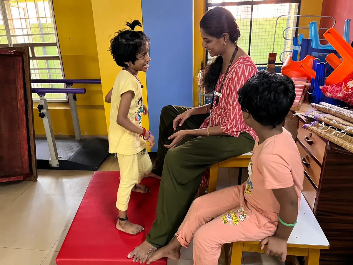 Therapy session at Vruksh